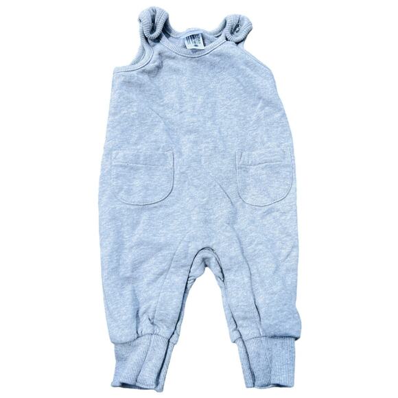 Hanna Andersson Other - 🐻 Hanna Andersson Gray Romper 3–6M Organic Cotton Baby One-Piece Outfit